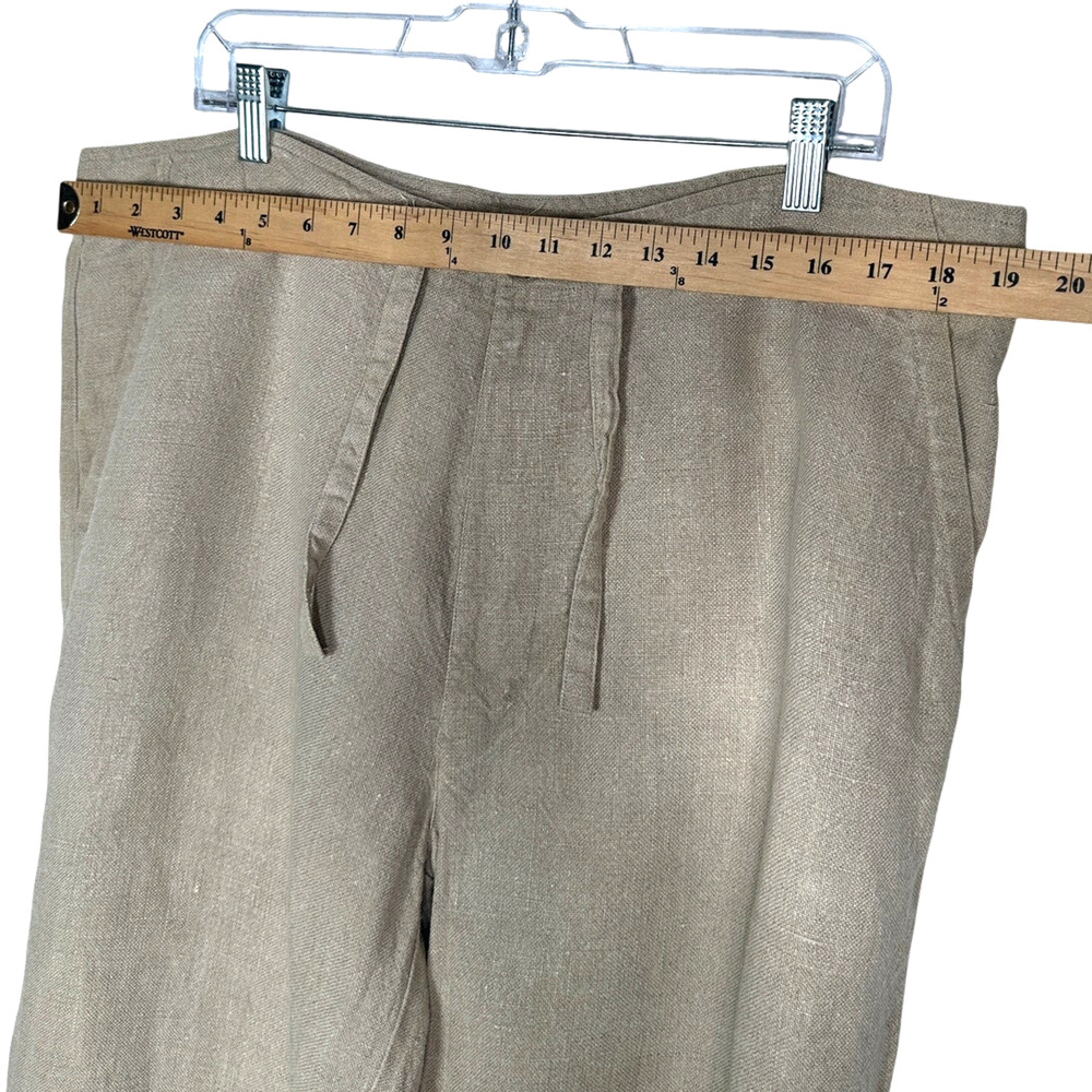 Polo Ralph Lauren 38x34 Drawstring LINEN Pants $479 Straight Leg Big&Tall Tan - Picture 6 of 7
